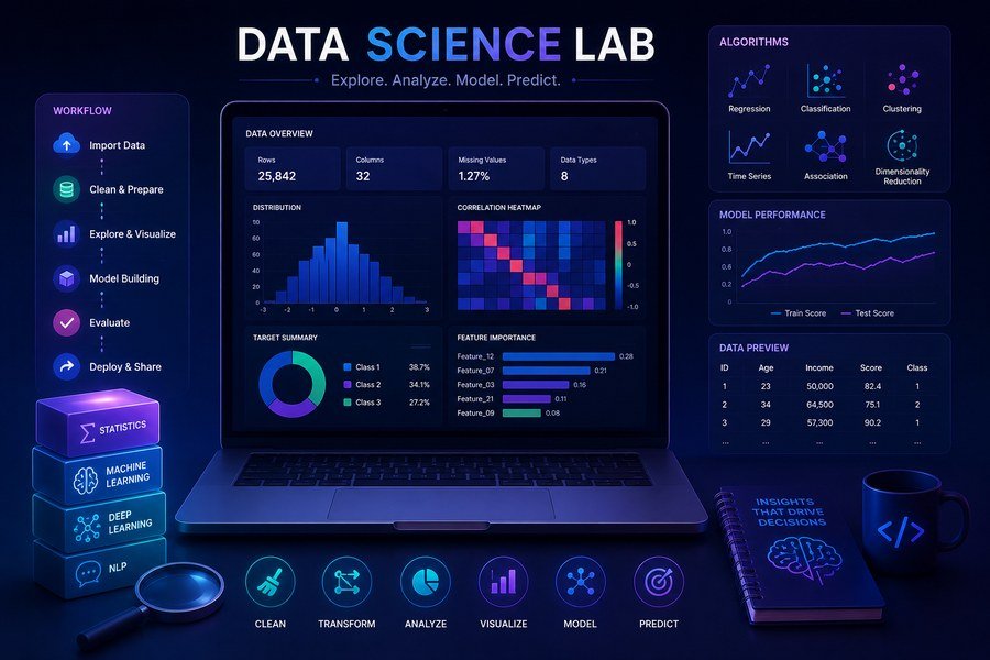 SPARKD Data Science Lab dashboard preview
